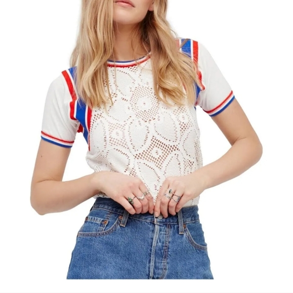 We The Free Tops - Free people Mimi retro tshirt